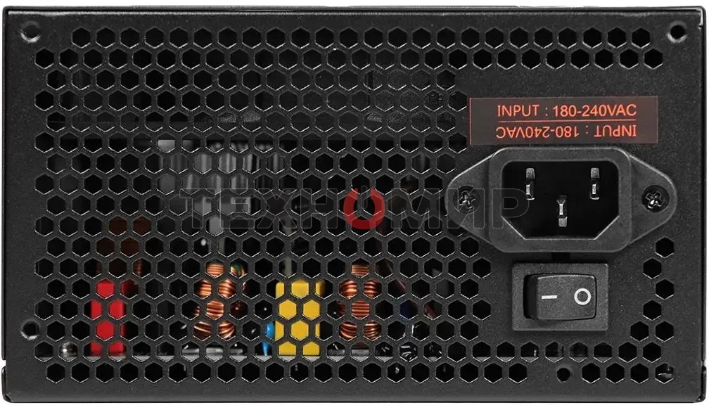 Блок питания Digma DPSU-400W-WH, 400 Вт, 80 PLUS белый, 120 мм, черный