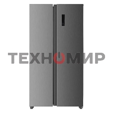 Холодильник Kraft KF-MS5701XI серый двухкамерный 372/198л морозилка сбоку, Side by Side