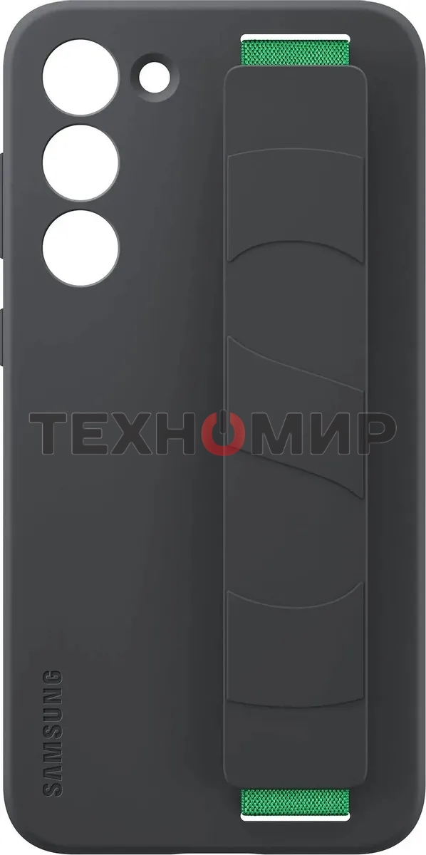 Чехол (клип-кейс) Samsung для Samsung Galaxy S23+ Silicone Grip Case черный (EF-GS916TBEGRU)