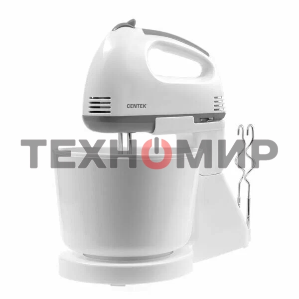 Миксер Centek CT-1113 белый/серый