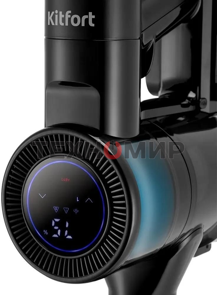 Вертикальный пылесос Kitfort КТ-5283, 350Вт, черный/черный