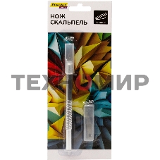 Резак-скальпель Silwerhof Create 5 сменных лезвий металл