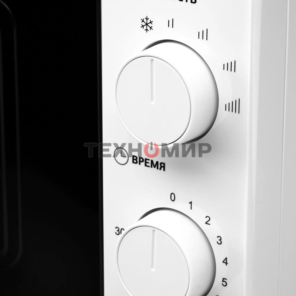 Микроволновая печь Hyundai HYM-M2044 белый, 20 л, 700 Вт, переключатели - поворотный механизм