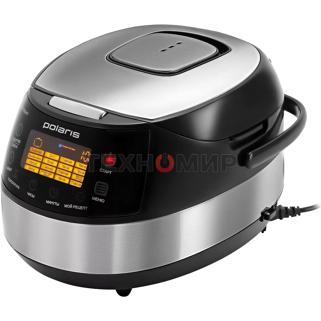 Мультиварка Polaris PMC 0517 AD черный, 5л, 860Вт, 16 программ, электронное управление