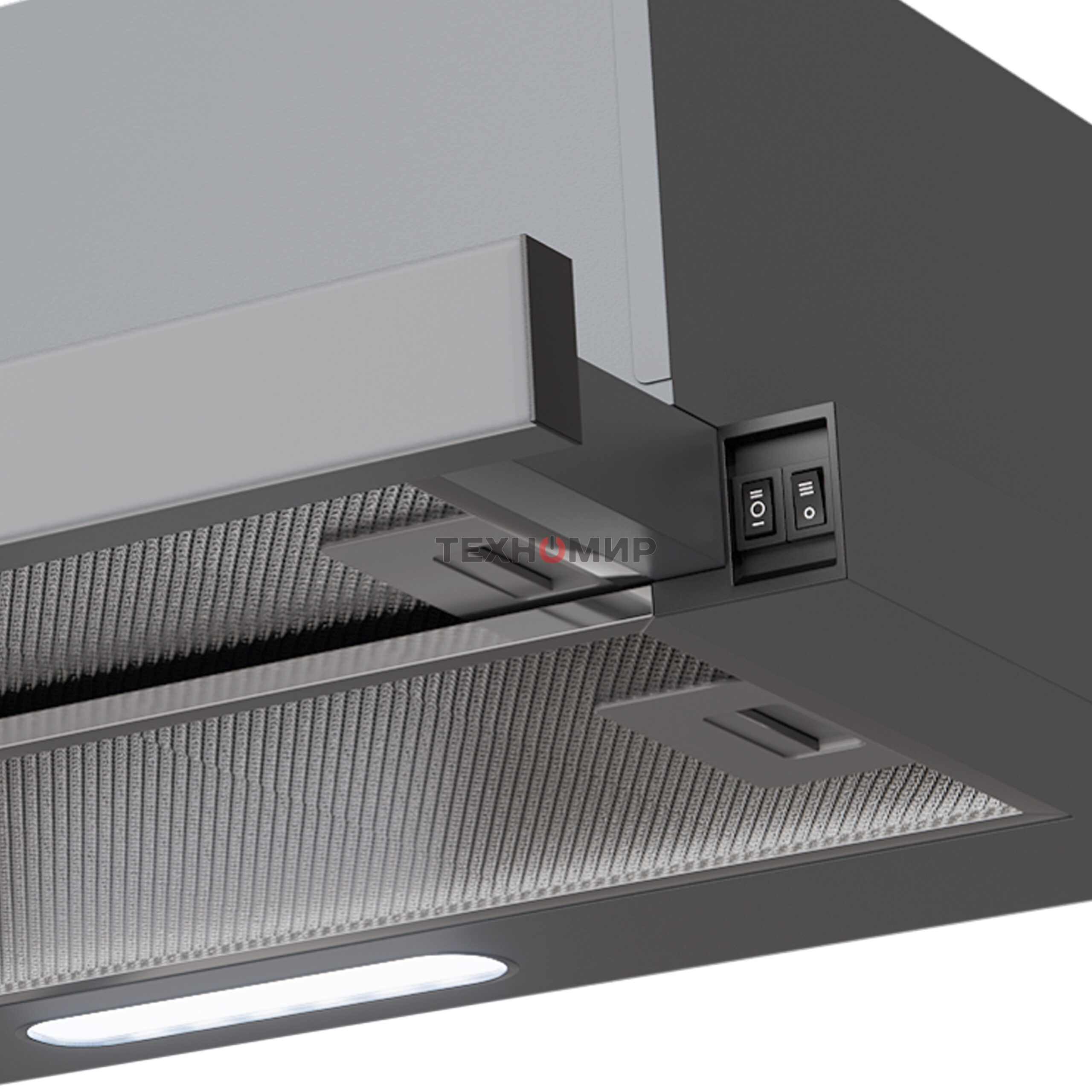 Вытяжка встраиваемая LEX Hubble G 600 серый, 60 см, 650 куб. м/ч, 48 дБ
