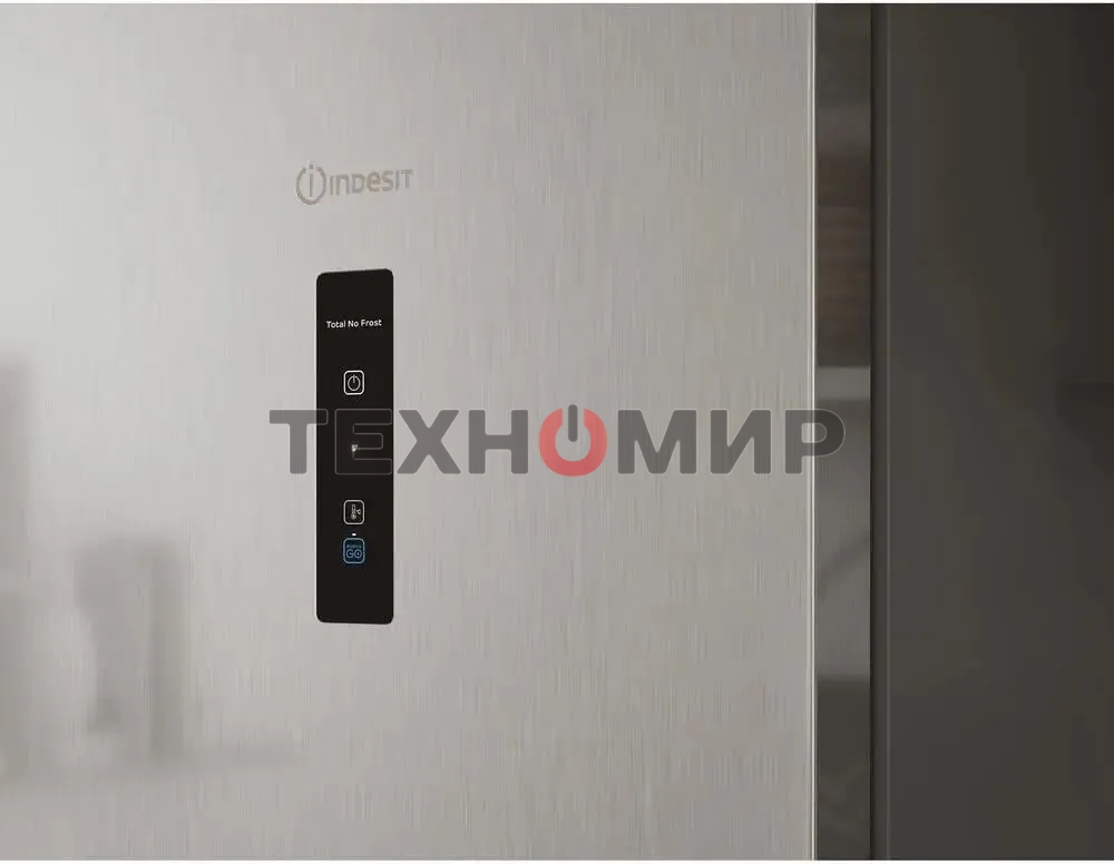 Холодильник Indesit ITS 5180 G серебристый двухкамерный 220/78л морозилка снизу, No Frost