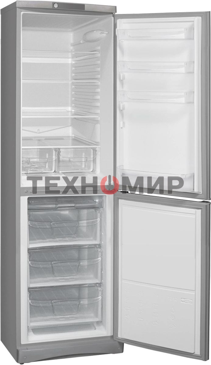 Холодильник Indesit ES 20 GA серебристый двухкамерный 233/108 л морозилка снизу, ручное размораживание