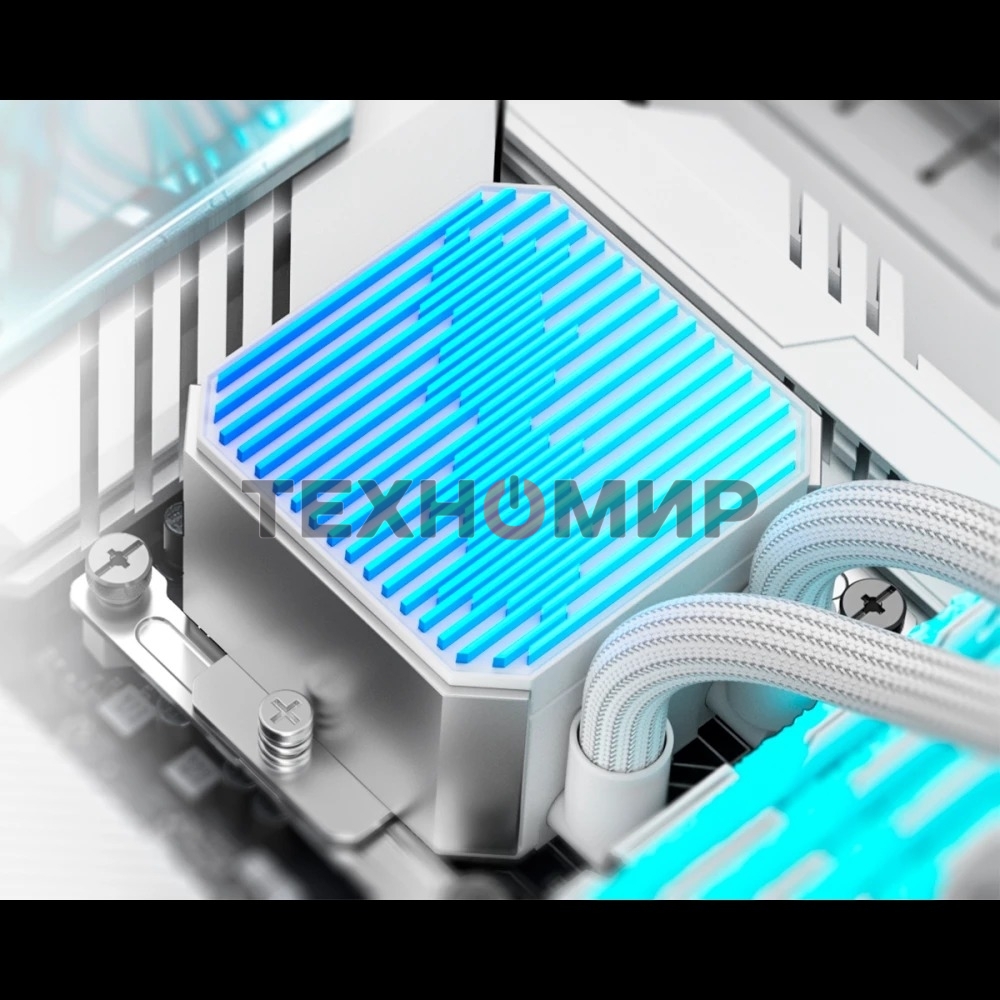 Система жидкостного охлаждения ID-Cooling DX240 Max белый 120мм алюминий+медь 2150rpm 32.5db 4-pin 300W