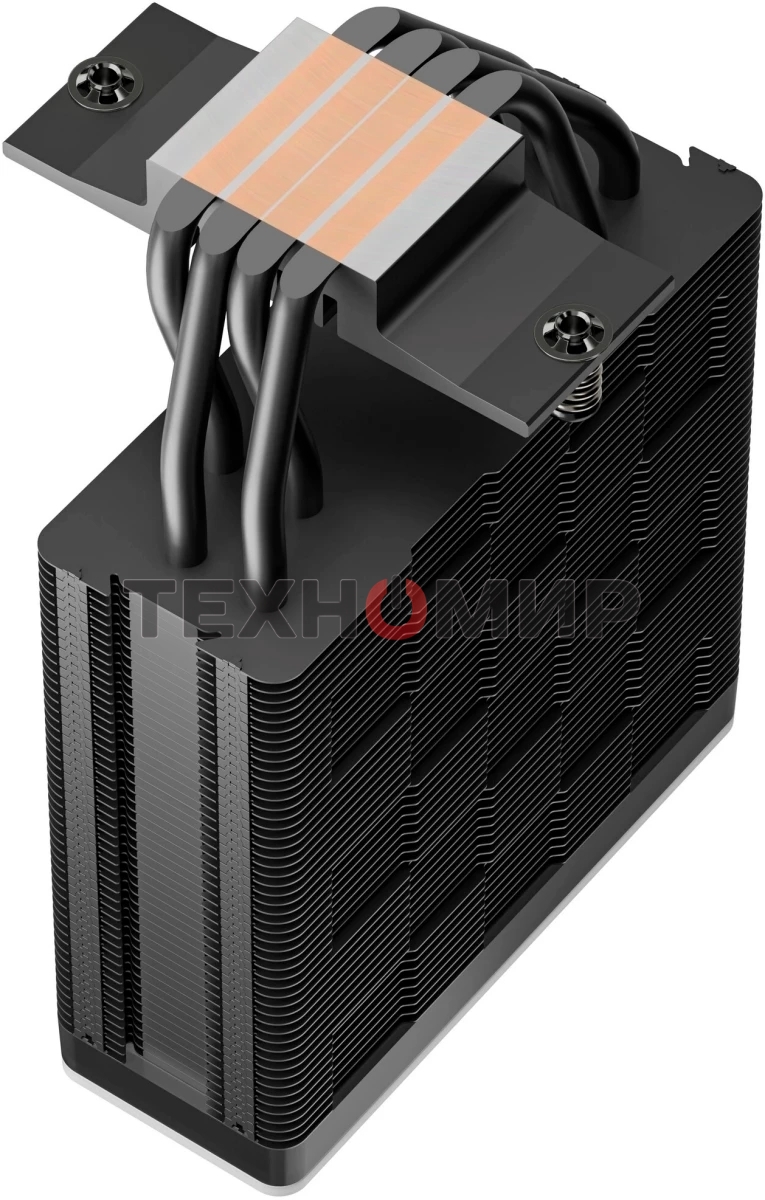 Кулер для процессора DEEPCOOL AG400 BK ARGb V2 черный 120мм алюминий+медь 2100rpm 31.6db 4-pin 220W 154мм