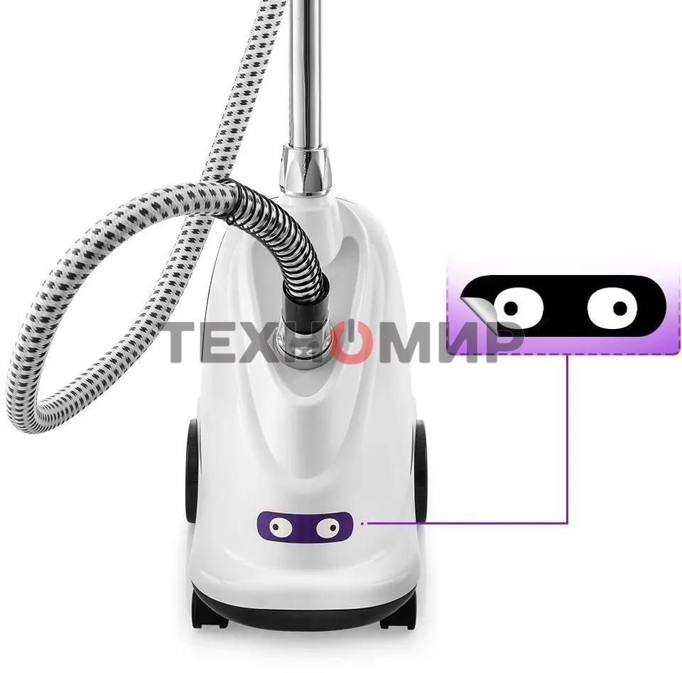 Отпариватель Kitfort КТ-991 белый/черный, 2200 Вт, 45 г/мин, 2000 мл