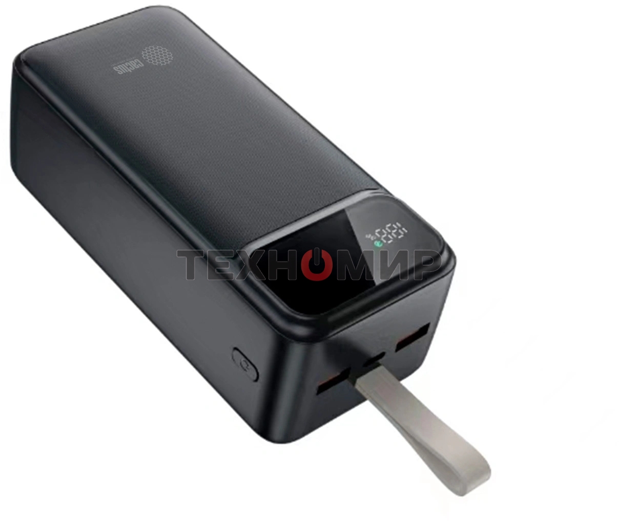 Портативный аккумулятор Cactus CS-PBFSND-40000 40000mAh 65W 3A черный