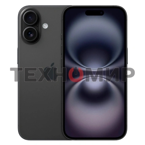 Смартфон Apple iPhone 16 6/128Gb, черный