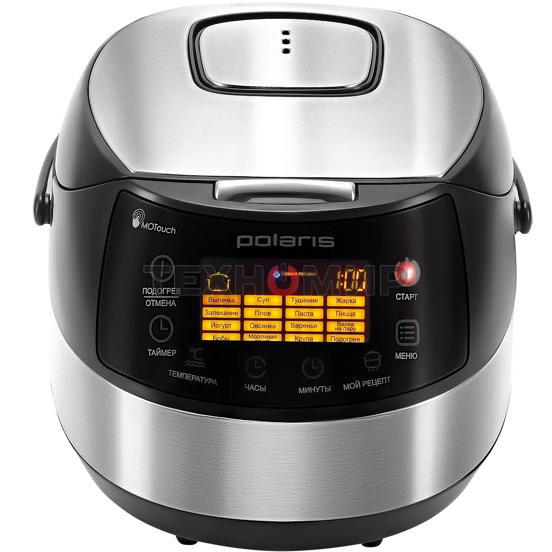 Мультиварка Polaris PMC 0517 AD черный, 5л, 860Вт, 16 программ, электронное управление