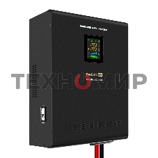 Источник бесперебойного питания (инвертор, синус, для котла, настенный) ExeGate FineSine SX-7000.LCD.AVR.2SH.T 7000VA/5000W, чистая синусоида, цветной LCD-дисплей, AVR, 2*Schuko+клеммы, линейно-интерактивный, внешняя батарея 48В до 200А·ч (поставляется от