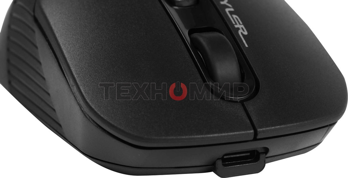 Мышь беспроводная A4Tech Fstyler FB10C черный, 2000 dpi, радиоканал, Bluetooth, USB, кнопки - 4