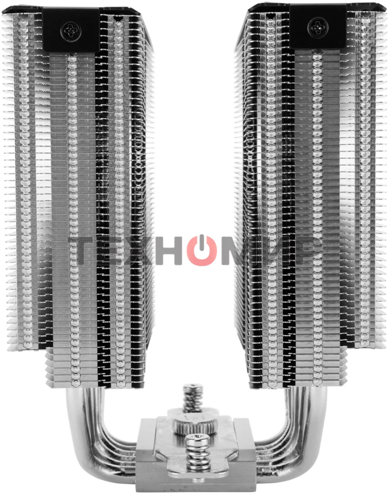 Кулер для процессора Thermalright Royal Pretor 130 (4-pin PWM, 158мм, Ni/Cu, 6x6мм, 1x120+1x130мм, 80.45CFM/81.88CFM, 29.4dBA/28.3dBA, 2150PM/1750RPM, S: 1200, 1700, 1851, 2011, 2066, 115X, AM4, AM5, silver, black)