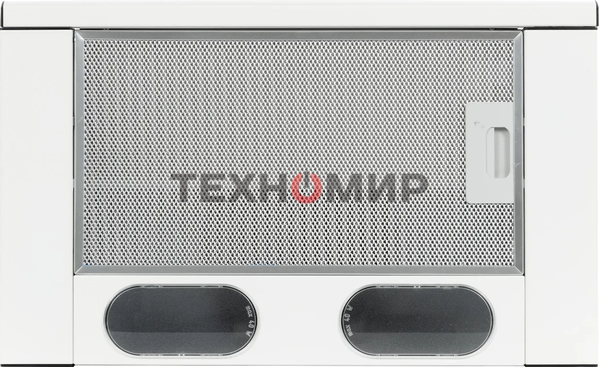 Вытяжка встраиваемая Elikor Интегра 50П-400-В2Л белый, 50 см, 400 куб. м/ч, 57 дБ