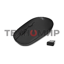 Мышь беспроводная SVEN RX-222W черный, 1800 dpi, радиоканал, Bluetooth, USB, кнопки - 4