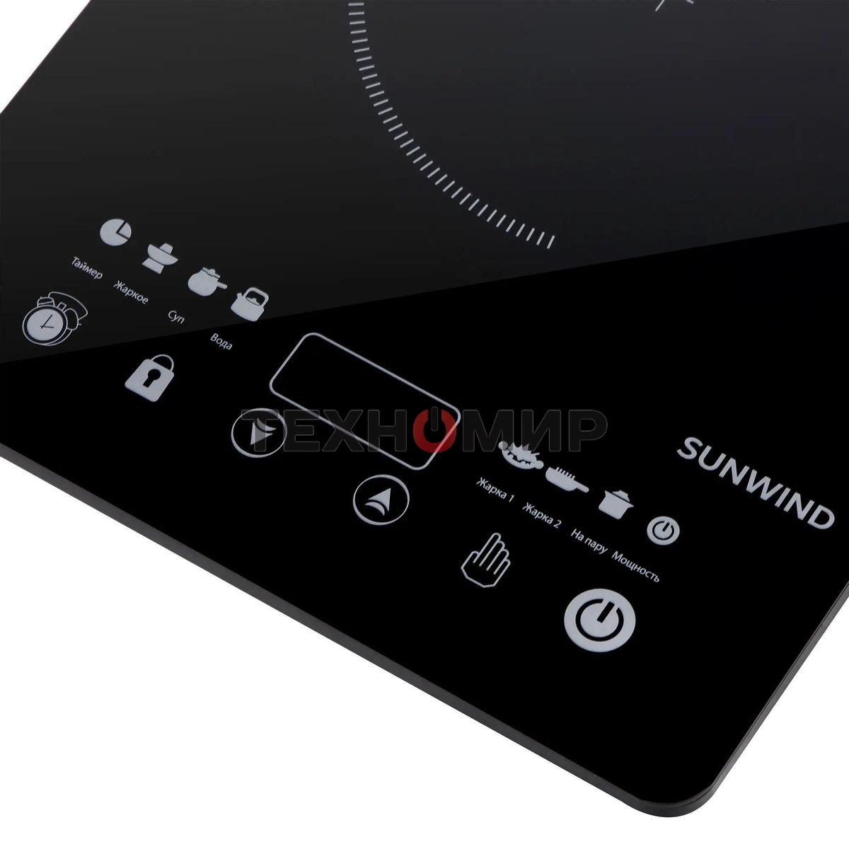 Плита настольная индукционная SunWind SCI-0502 черный стеклокерамика (настольная)