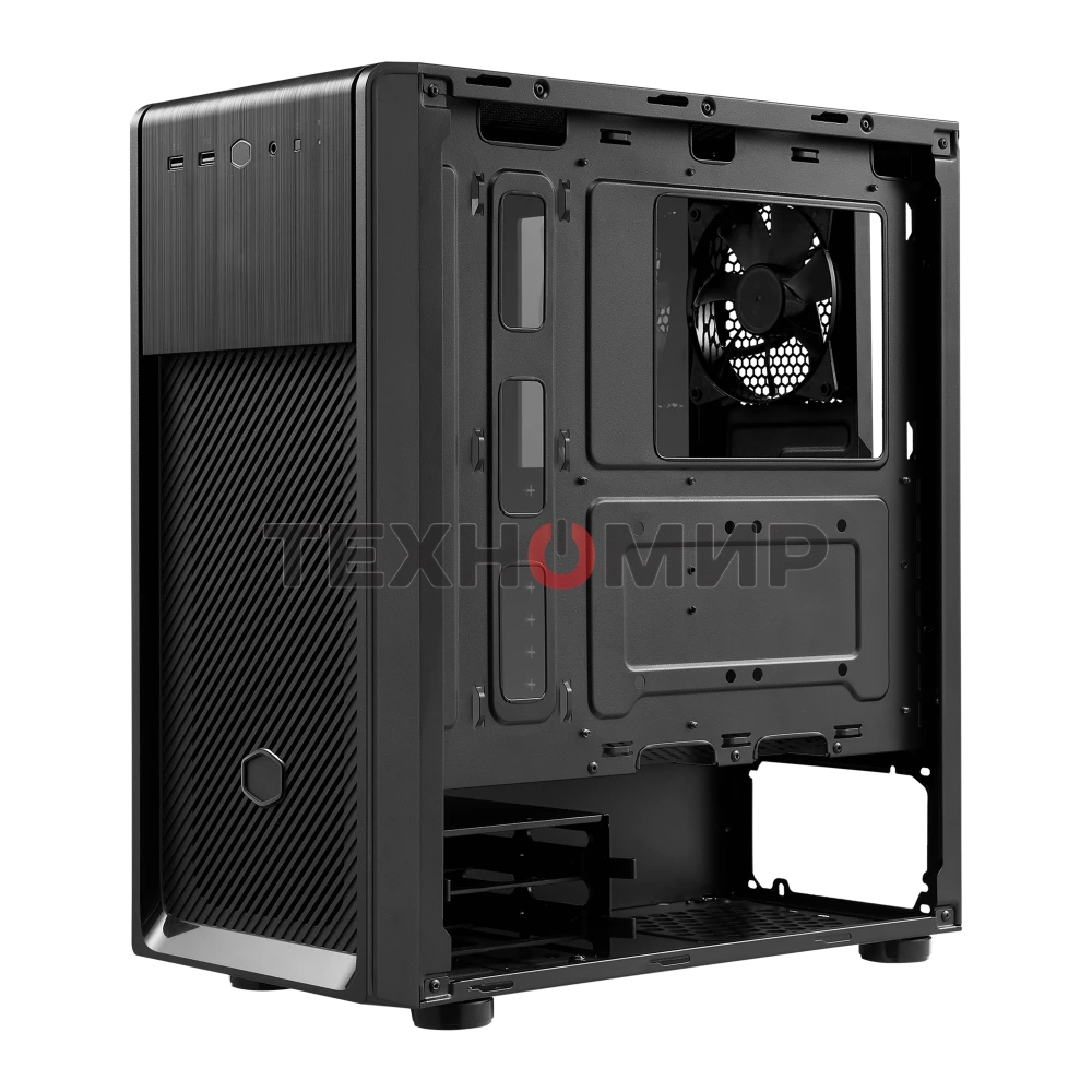 Компьютерный корпус без блока питания Cooler Master Elite 500, 2xUSB3.2, 1x120Fan, w/o PSU, Black, w/o ODD, Window TG left panel, ATX