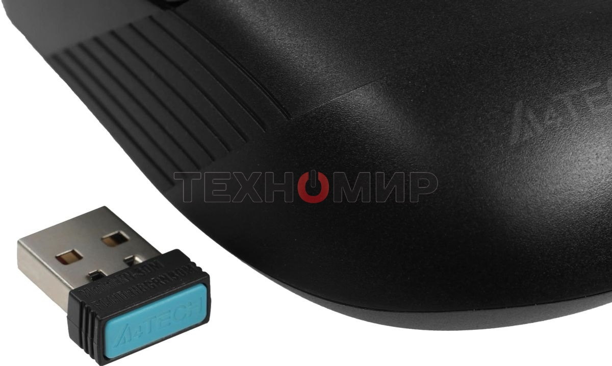 Мышь беспроводная A4Tech Fstyler FB10C черный, 2000 dpi, радиоканал, Bluetooth, USB, кнопки - 4