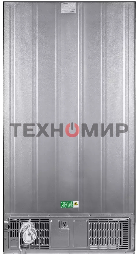 Холодильник Maunfeld MFF177NFB Slim Inverter черный двухкамерный 352/198л морозилка слева, No Frost, Side by Side