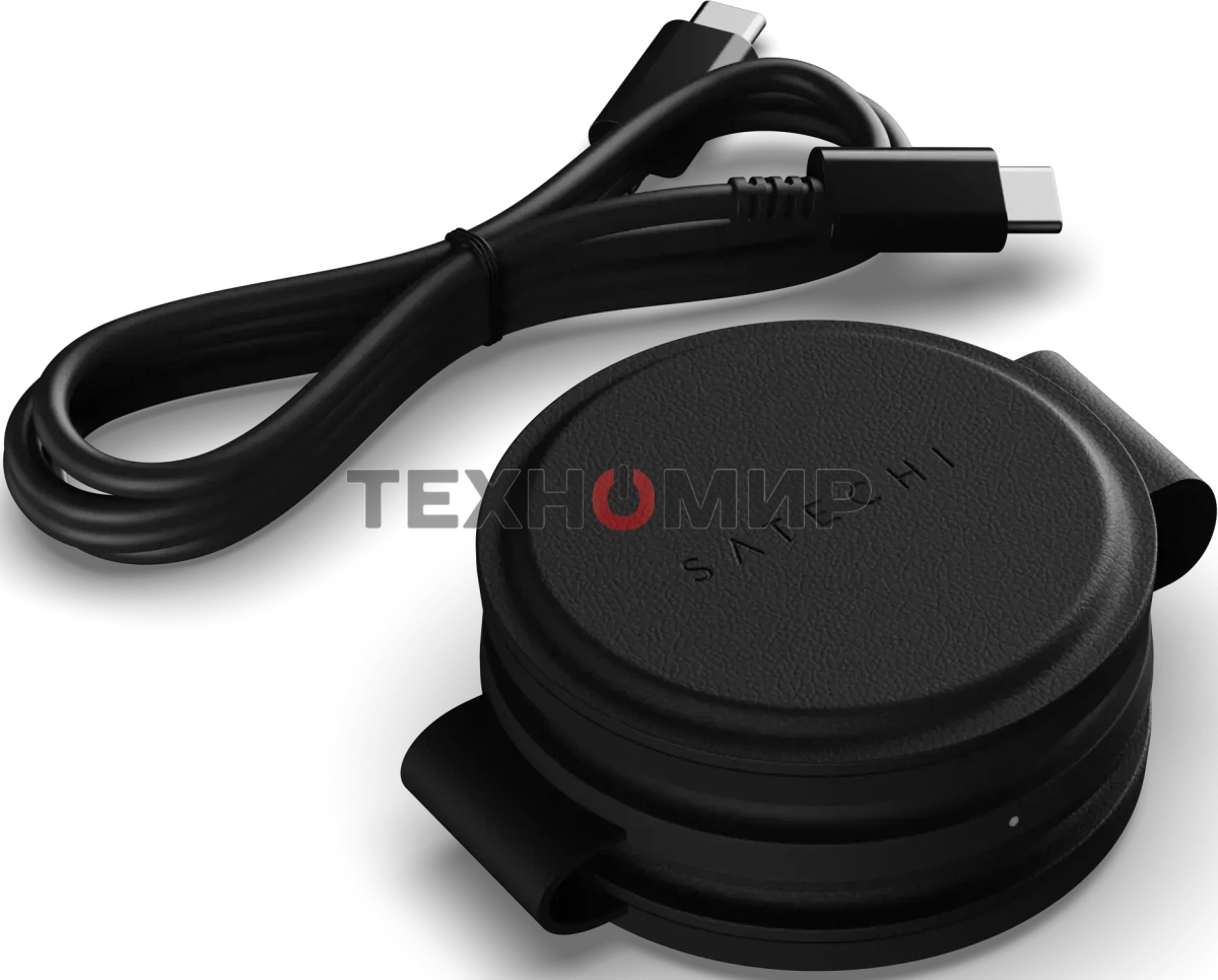 Переносное зарядное устройство Satechi Qi2 OntheGo 3-in-1 Wireless Charger, черный