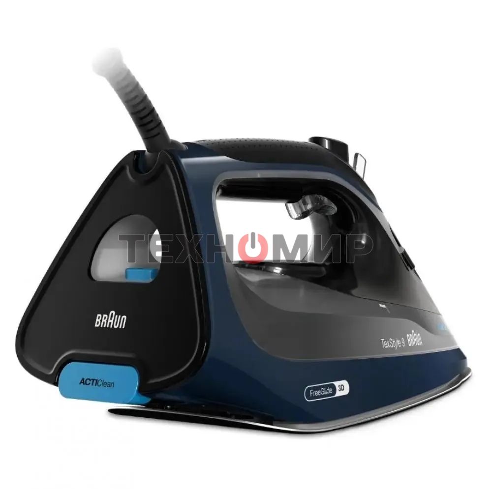 Утюг Braun SI9682DB 3200 Вт черный/синий