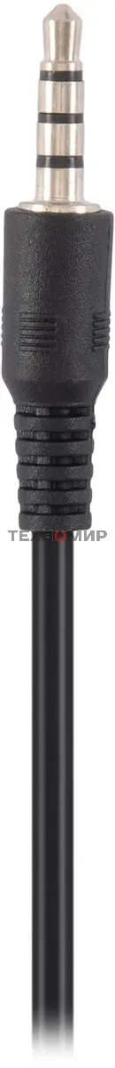 Гарнитура проводная с микрофоном Оклик HS-M600 черный 1.8м накладные оголовье (1900372)