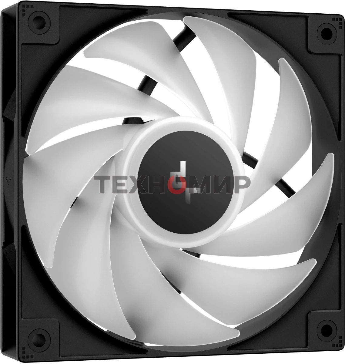 Кулер для процессора DEEPCOOL AG400 BK ARGb V2 черный 120мм алюминий+медь 2100rpm 31.6db 4-pin 220W 154мм