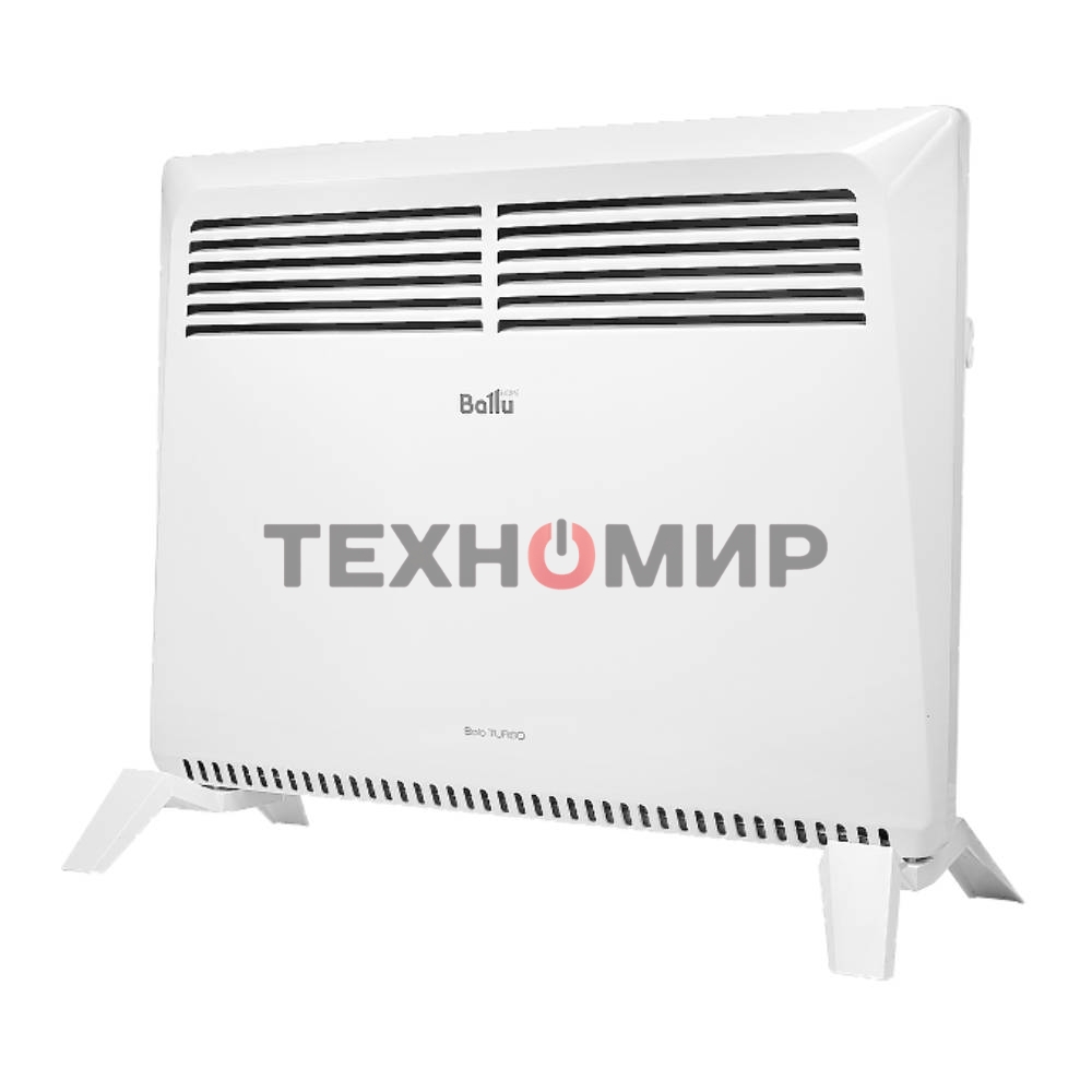 Конвектор электрический Ballu Solo Turbo BEC/SMT-1500 белый, 1500 Вт, 20 м2, термостат