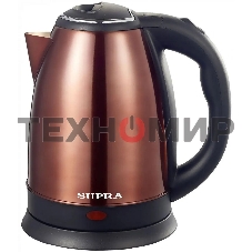Чайник электрический SUPRA KES-1845S 1.8 л, 1500 Вт, медный (корпус: нержавеющая сталь)