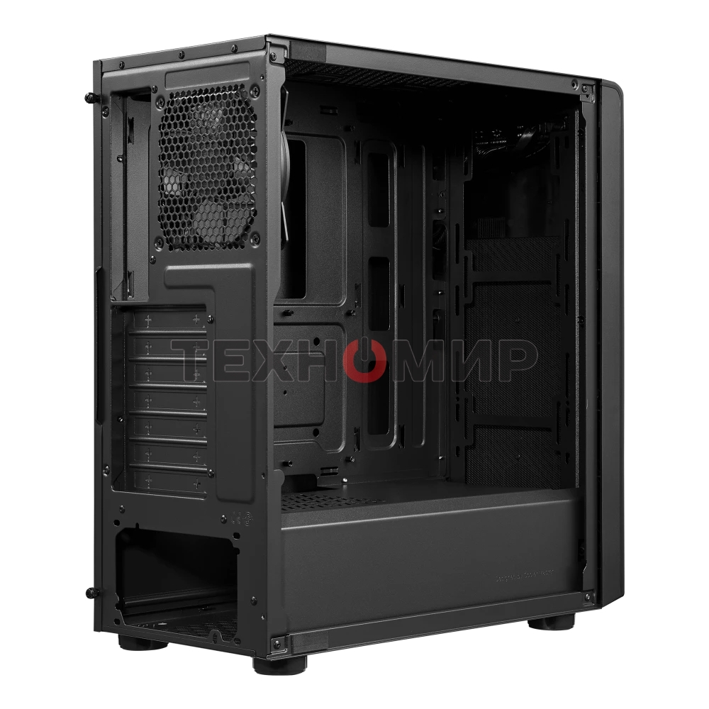 Компьютерный корпус без блока питания Cooler Master Elite 500, 2xUSB3.2, 1x120Fan, w/o PSU, Black, w/o ODD, Window TG left panel, ATX