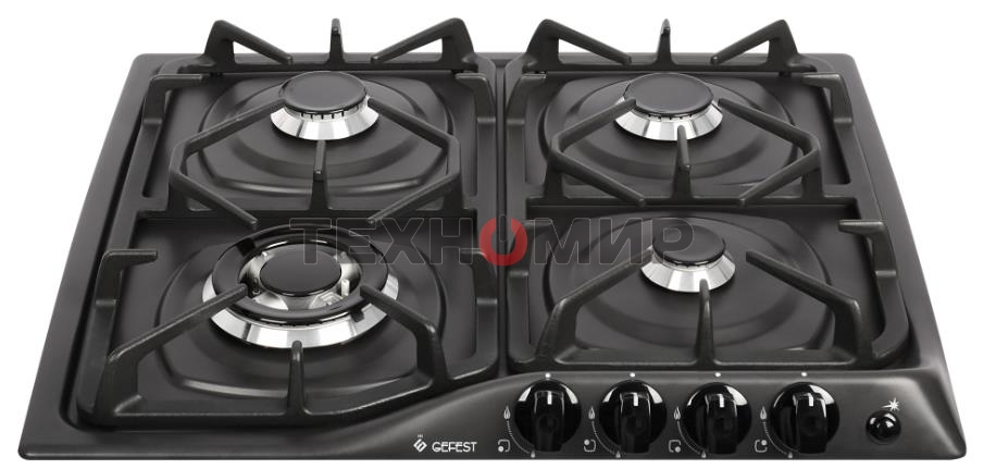 Газовая варочная панель Gefest SG SN 1210-02 K2 черный 14865001