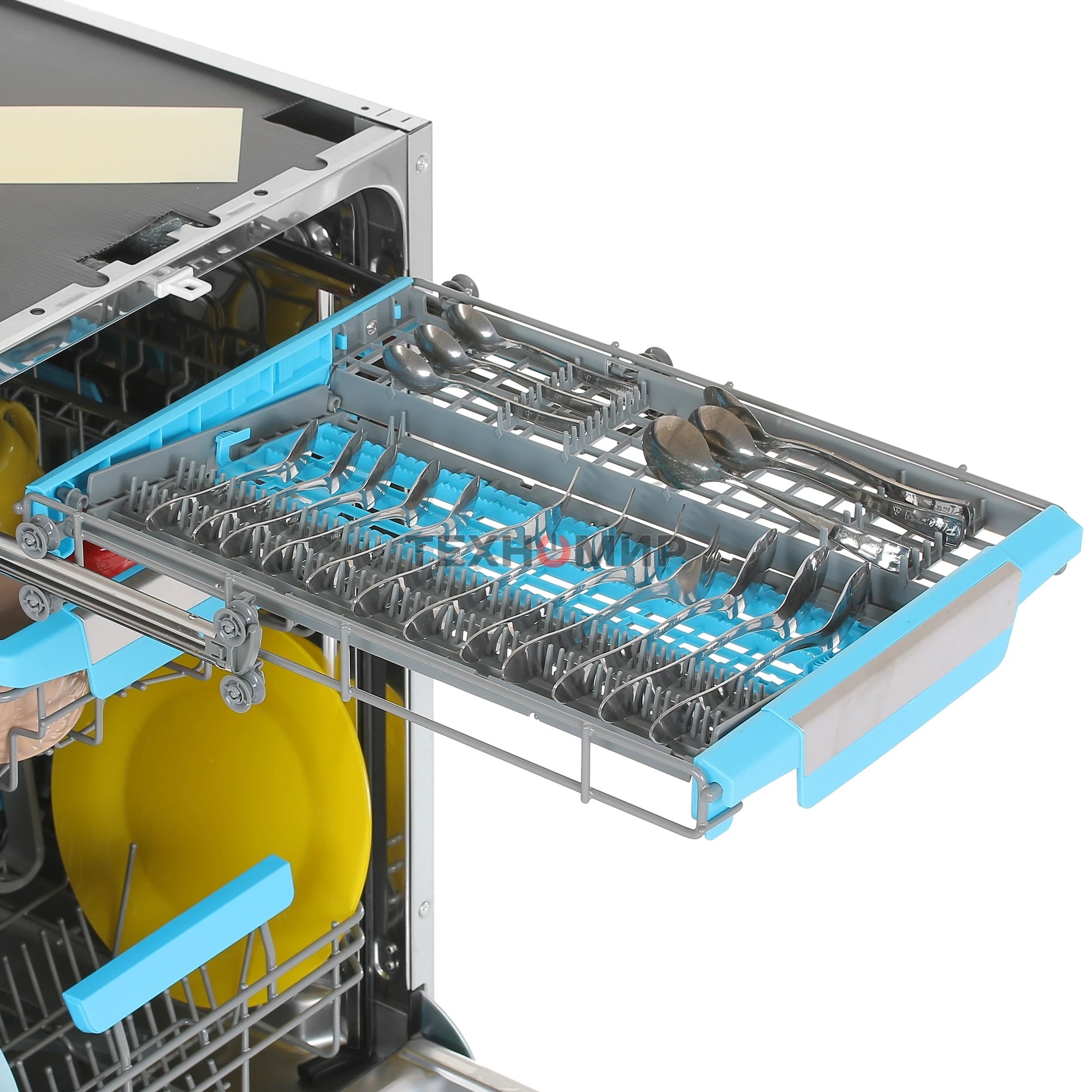 Встраиваемая посудомоечная машина Korting KDI 45570, нержавеющая сталь, 44.8 см, 10 компл., 47 дБ, класс A++