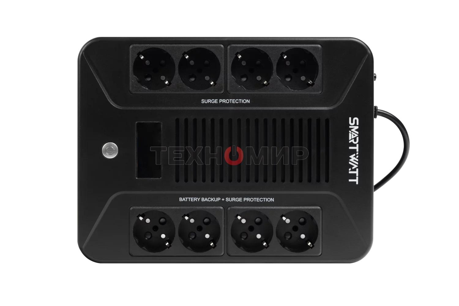 Источник бесперебойного питания SMARTWATT UPS SAFE PRO LCD 600 Line-interactive 600VA/360W Brick (Euro x8, USB, RJ11/RJ45 protection, LCD, 275x210x9