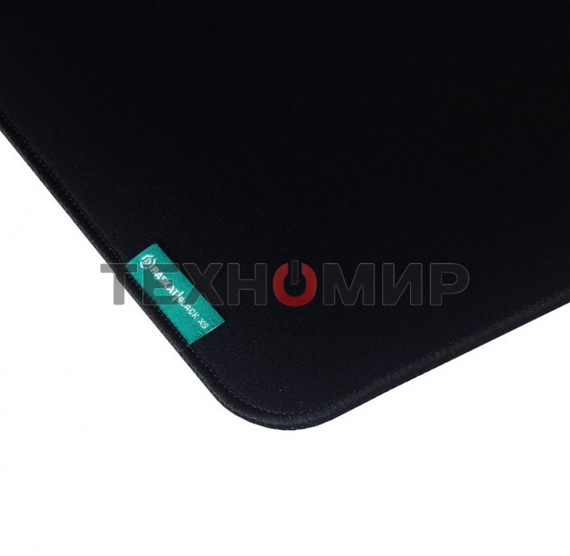 Коврик для мышки Raskat черный XS (300x250, резина/ткань, прошитый край)