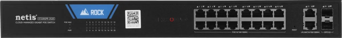 Коммутатор Netis ST220GPR-2G2S (L2) 18x1 Гбит/с 2SFP 16PoE 225W настраиваемый