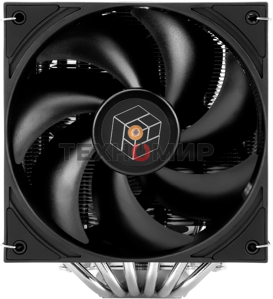 Кулер для процессора Thermalright Royal Pretor 130 (4-pin PWM, 158мм, Ni/Cu, 6x6мм, 1x120+1x130мм, 80.45CFM/81.88CFM, 29.4dBA/28.3dBA, 2150PM/1750RPM, S: 1200, 1700, 1851, 2011, 2066, 115X, AM4, AM5, silver, black)