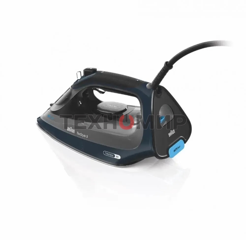 Утюг Braun SI9682DB 3200 Вт черный/синий