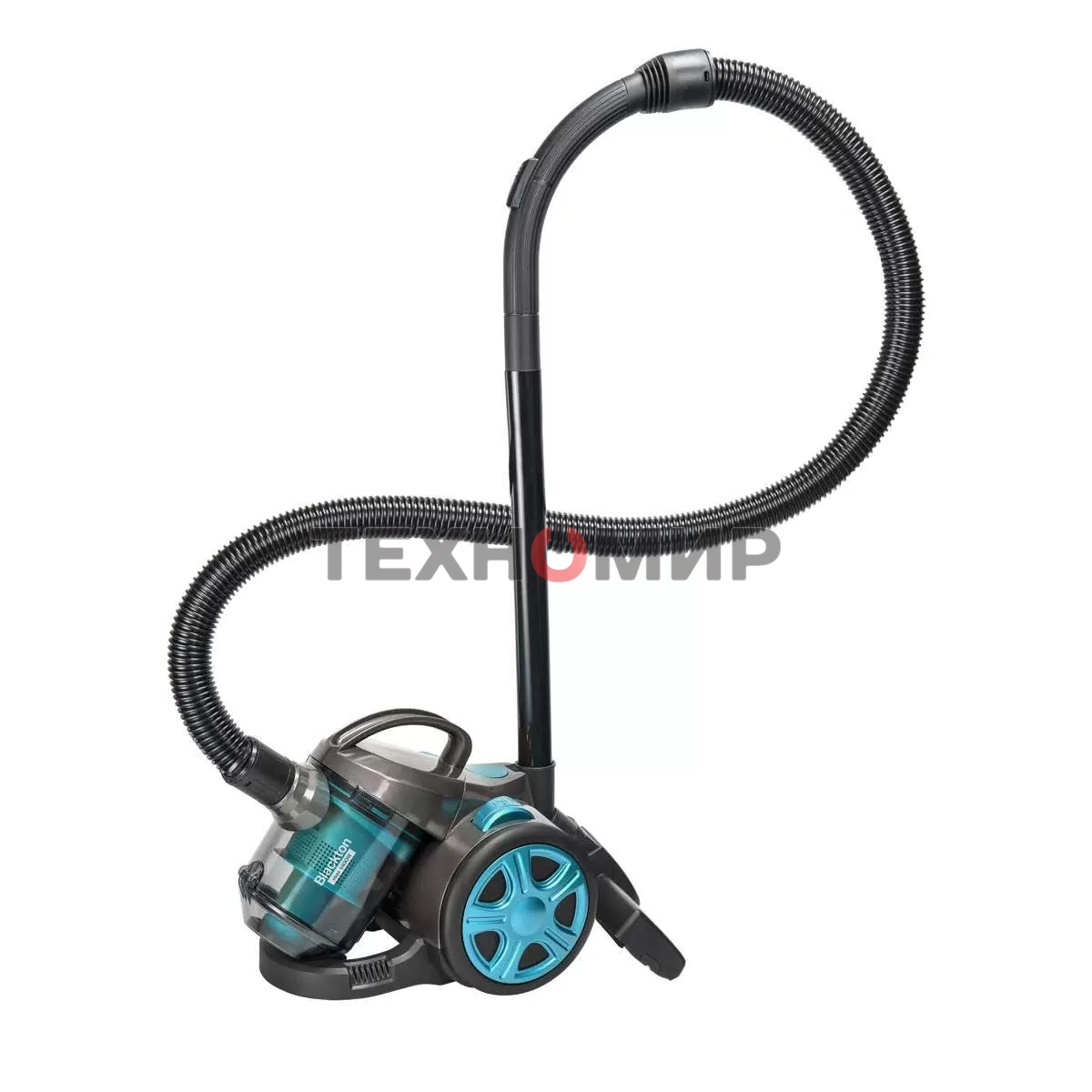 Пылесос Blackton Bt VC1802B черный/голубой, 350/1400 Вт, уборка сухая, пылесборник контейнер 2 л