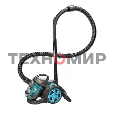 Пылесос Blackton Bt VC1802B черный/голубой, 350/1400 Вт, уборка сухая, пылесборник контейнер 2 л