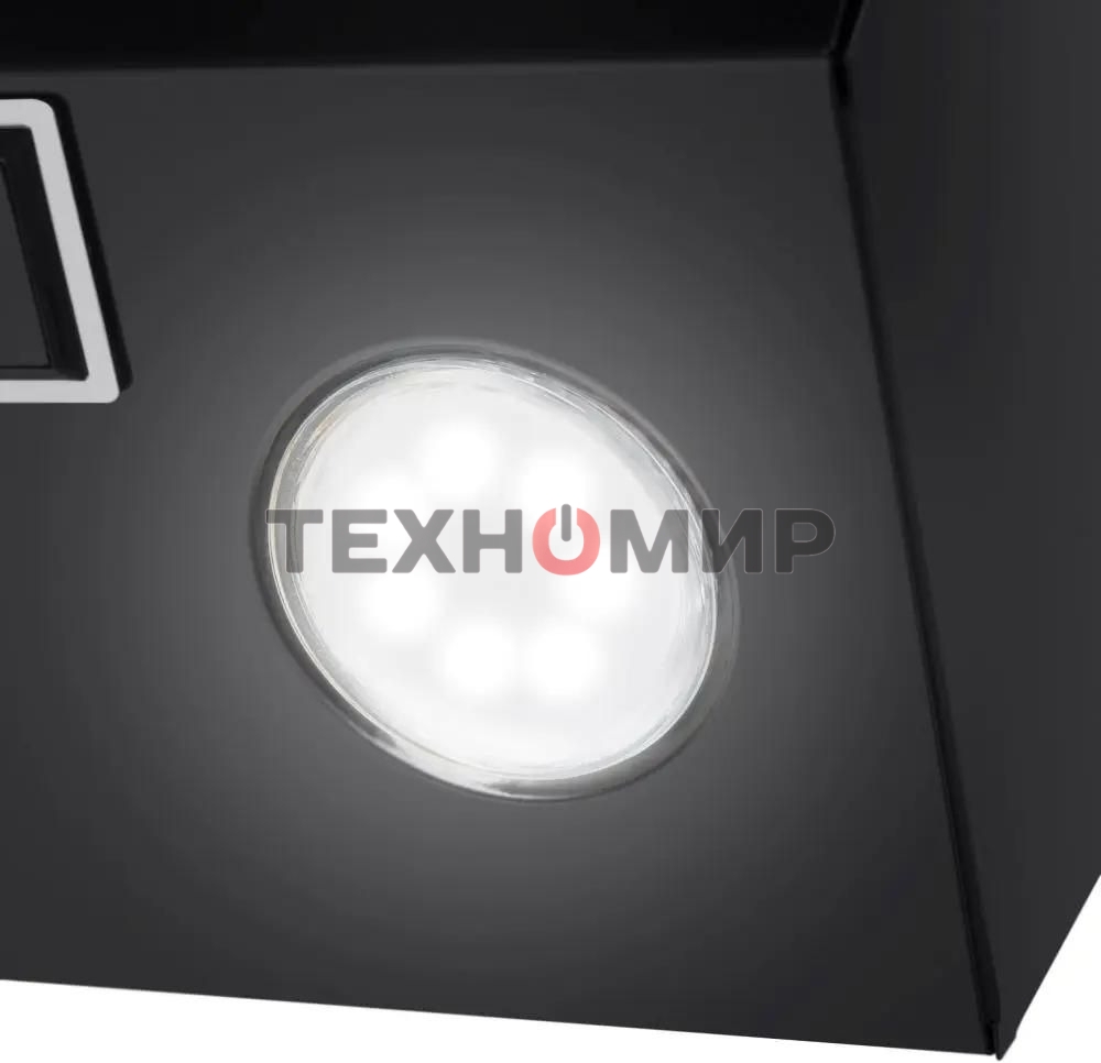 Вытяжка каминная Maunfeld Bridge 60 нержавеющая сталь/черное стекло, 60 см, 850 куб. м/ч, 51 дБ