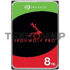 Жесткий диск Seagate SATA-III 8Tb ST8000NT001 NAS Ironwolf Pro 512E (7200rpm) 256Mb 3.5
