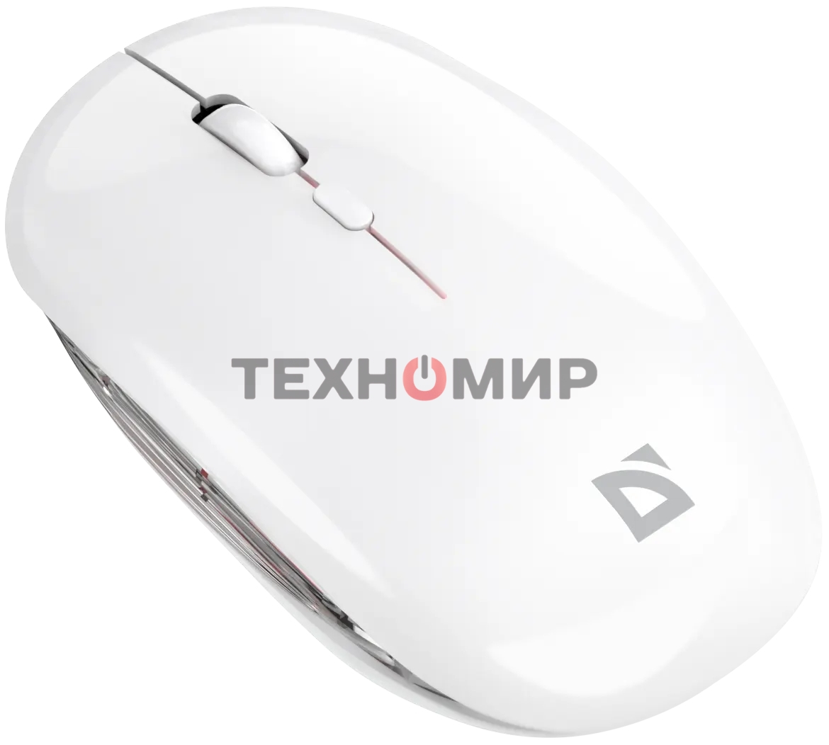 Мышь беспроводная Defender Calessa MB-252 белый, 3200 dpi, радиоканал, Bluetooth, USB, кнопки - 4