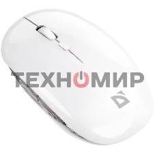 Мышь беспроводная Defender Calessa MB-252 белый, 3200 dpi, радиоканал, Bluetooth, USB, кнопки - 4