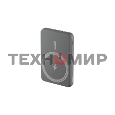 Портативный аккумулятор OLMIO QM-06, 5000mAh, 20W Type-C PD, MagSafe 15W, Soft-Touch, серый