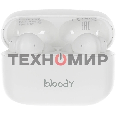 Гарнитура проводная A4Tech Bloody M30 белый BT