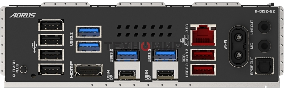 Материнская плата Gigabyte X870E AORUS ELITE WIFI7, AM5, AMD X870E, 4xDDR5, 4xSATA, 4xM.2, 1xPCI-E 5.0 x16, 1xPCI-E 4.0 x4, 1xPCI-E 3.0 x4, 1xHDMI, 1x 2.5Gb LAN, 4xUSB-A 3.2 Gen 1, 2xUSB-A 3.2 Gen 2, 4xUSB-A 2.0, 2xUSB-C 4.0, 2x3.5 мм, 7.1, ATX