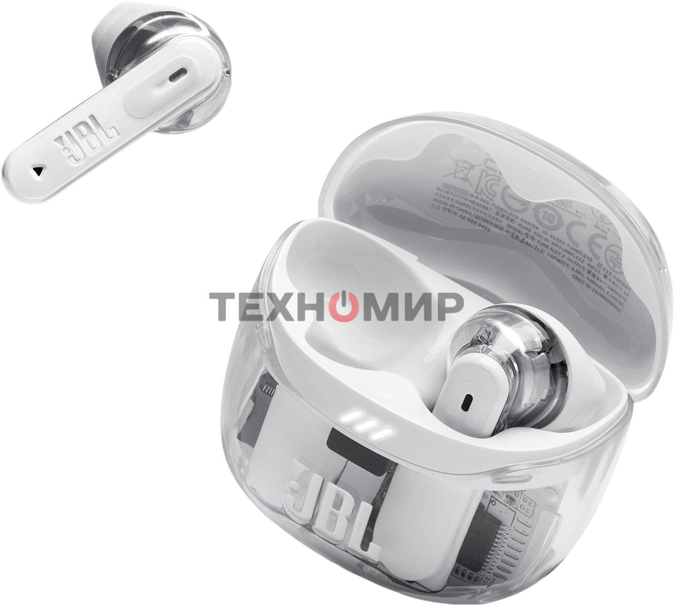 Наушники JBL Tune Flex 2 призрачно-белый